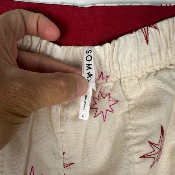 Soma Flannel Super Soft Long Sleeve Collar and High Rise Pants Cozy Pajama Set - Picture 10 of 11